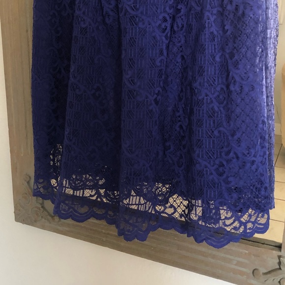 Adrianna Papell 18W Royal Blue wedding guest special occasion dress - Picture 8 of 13